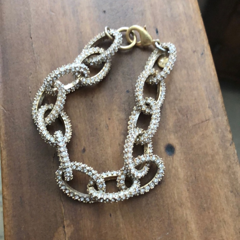 j crew link bracelet
